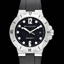 Thumbnail von Bulgari Diagono 102324 - Diagono Automatic Black Dial Stainless Steel Men's Watch </h1>