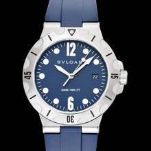 Thumbnail von Bulgari Diagono 102504 - Diagono Automatic Blue Dial Stainless Steel Men's Watch </h1>