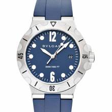 Thumbnail von Bulgari Diagono 102504 - Diagono Automatic Blue Dial Stainless Steel Men's Watch </h1>