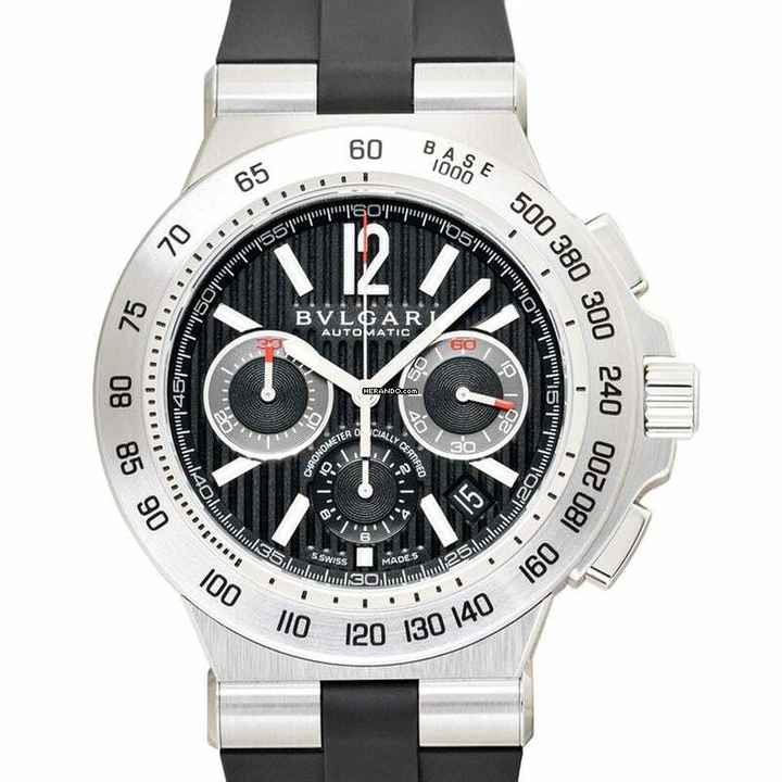  Bulgari Diagono 102228 - Diagono Automatic Black Dial Stainless Steel Men's Watch </h1> 