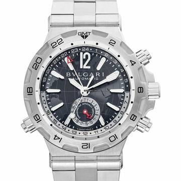  Bulgari Diagono 101648 - Diagono Automatic Grey Dial Stainless Steel Men's Watch </h1> 