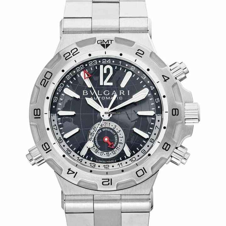  Bulgari Diagono 101648 - Diagono Automatic Grey Dial Stainless Steel Men's Watch </h1> 