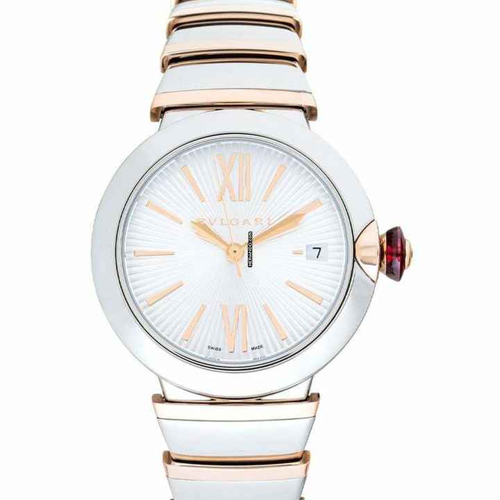  Bulgari 102385 - Lchael Automatic Silver Dial Stainless Steel Ladies Watch </h1> 