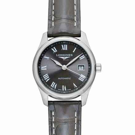  Longines Master Collection L22574713 - The Longines Master Collection Automatic Grey Dial Stainless Steel Ladies Watc </h1> 