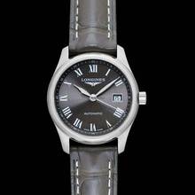 Thumbnail von Longines Master Collection L22574713 - The Longines Master Collection Automatic Grey Dial Stainless Steel Ladies Watc </h1>