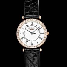 Thumbnail von Longines La Grande Classique L41919110 - La Grande Classique Quartz White Dial 18kt Pink Gold Ladies Watch </h1>