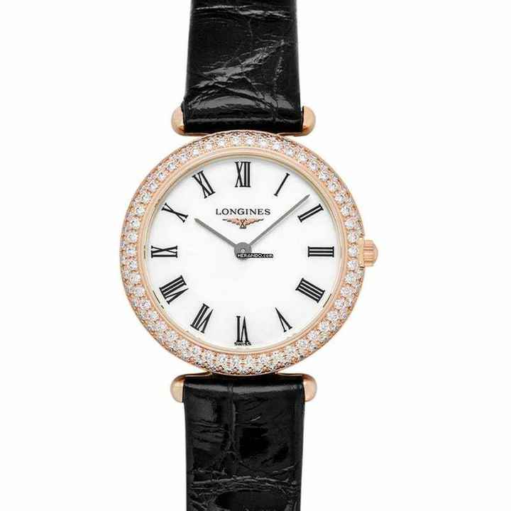  Longines L43079810 - La Grande Classique Quartz Mother of pearl Dial 18kt Rose Gold Ladies Watch </h1> 