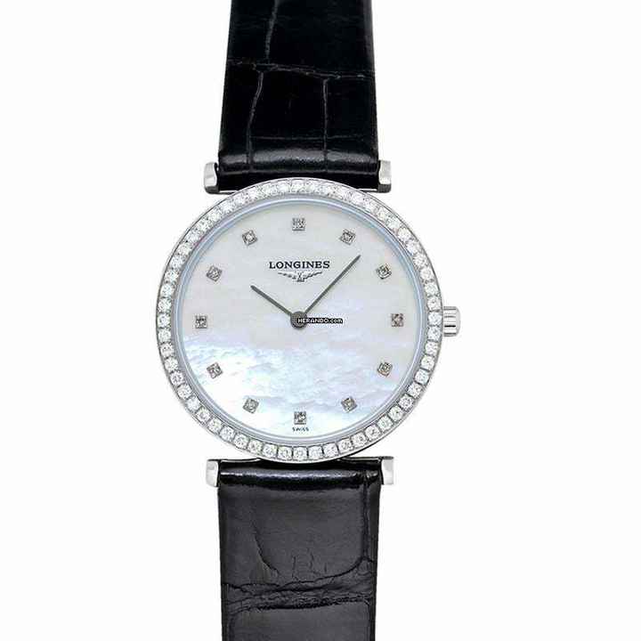  Longines La Grande Classique L45130872 - La Grande Classique Quartz Mother of pearl Dial Stainless Steel Ladies Watch </h1> 