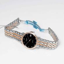 Thumbnail von Longines Elegant L48095577 - The Longines Elegant Collection Automatic Black Dial Stainless Steel Ladies Wa </h1>