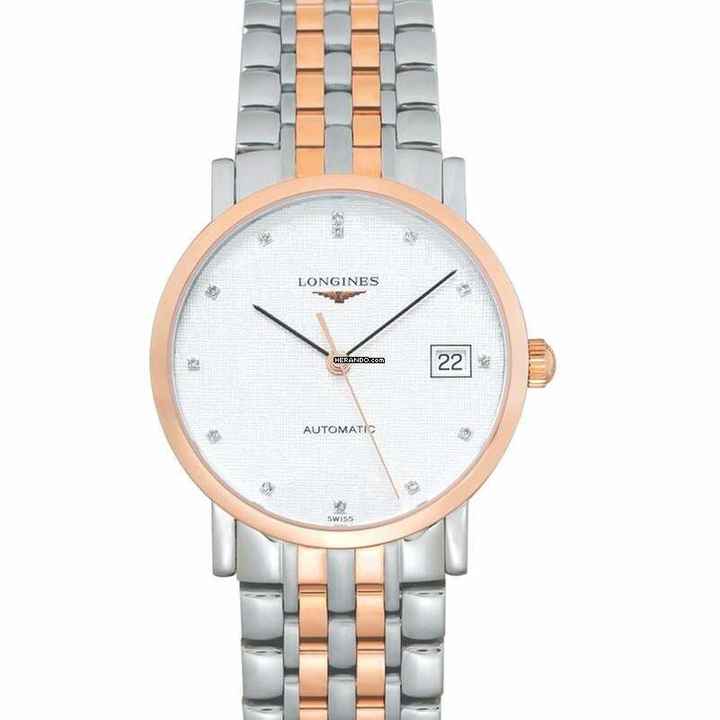  Longines Elegant L48095777 - The Longines Elegant Collection Automatic Silver Dial Stainless Steel Ladies W </h1> 