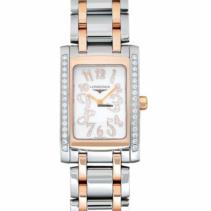 Longines DolceVita L55025997 - DolceVita Quartz Mother of pearl Dial Stainless Steel Ladies Watch </h1>