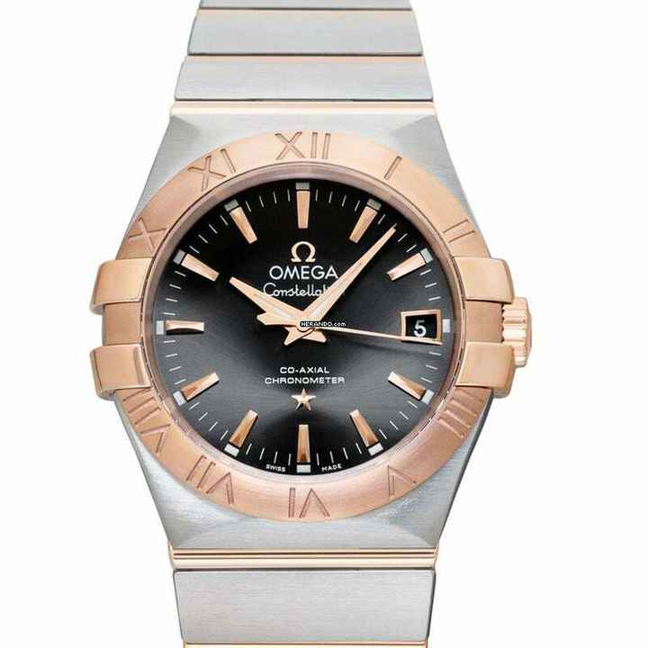  Omega Constellation 123.20.35.20.06.002 - Constellation Automatic Grey Dial Stainless Steel Men's Watch </h1> 