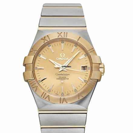  Omega Constellation 123.20.35.20.08.001 - Constellation Automatic Champagne Dial Stainless Steel Men's Watch </h1> 