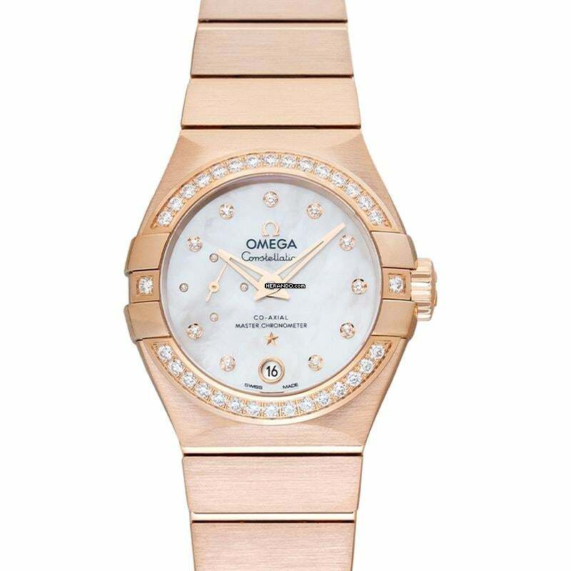 Omega Constellation Petite Seconde 127.55.27.20.55.001 - Constellation Automatic Mother of pearl Dial 18kt Rose Gold Ladies W </h1>