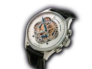 Thumbnail von Alexander Shorokhoff Chrono Regulator Skeleton optional in weiss und gelb