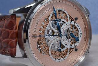 Thumbnail von Alexander Shorokhoff Chrono Regulator Skeleton optional in weiss und gelb