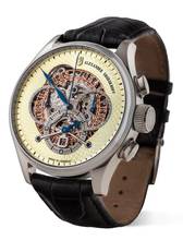Thumbnail von Alexander Shorokhoff Chrono Regulator Skeleton optional in weiss und gelb