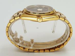 Thumbnail von Rolex Day-Date Oysterquartz Rare Day-Date Oysterquartz LC100 Wood Dial