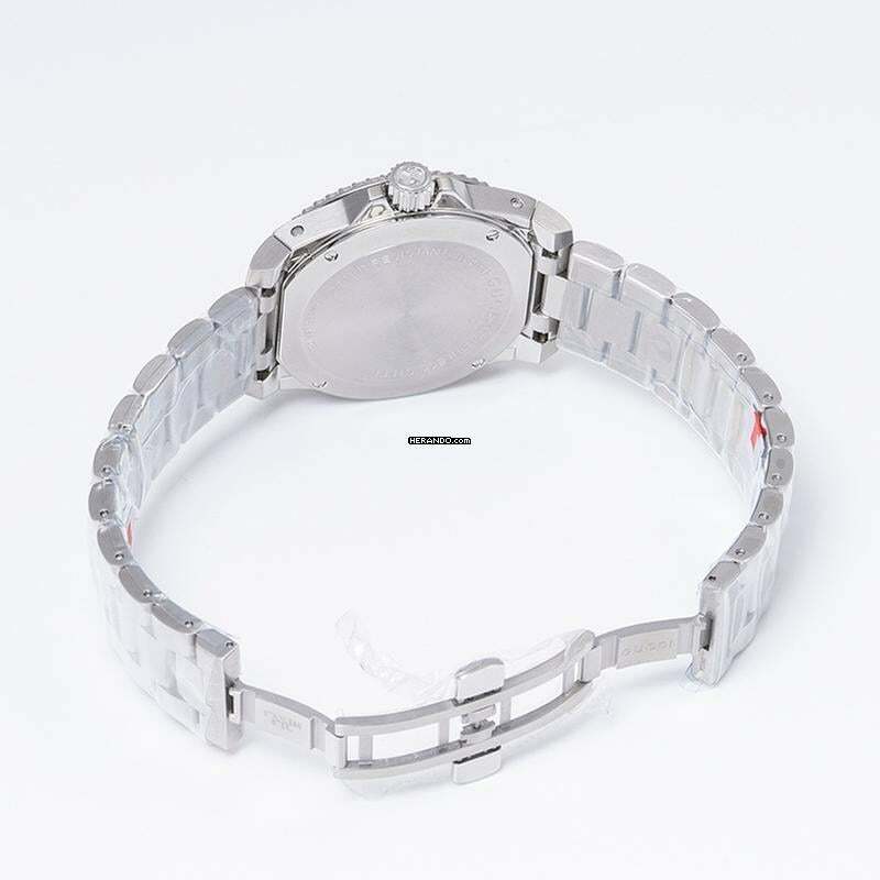 Thumbnail von Gucci Dive YA136301A - Dive Quartz Black Dial Stainless Steel Men's Watch </h1>