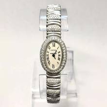 Thumbnail von Cartier Baignoire Mini 18K White Gold ~3.5TCW Diamond Watch </h1>