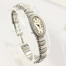 Thumbnail von Cartier Baignoire Mini 18K White Gold ~3.5TCW Diamond Watch </h1>
