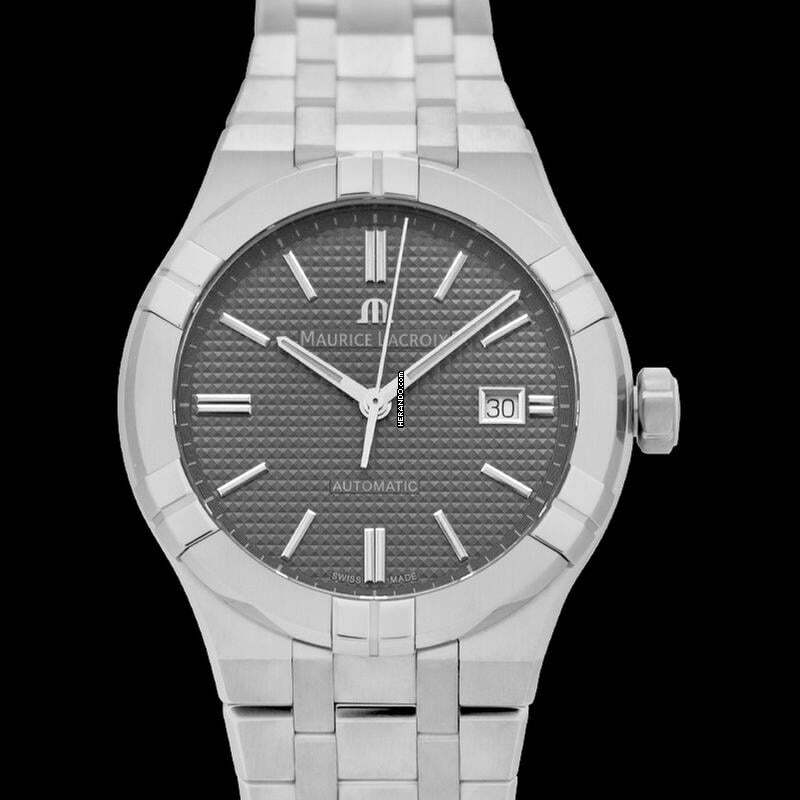 Thumbnail von Maurice Lacroix AIKON AI6008-SS002-230-1 - Aikon Automatic Grey Dial Stainless Steel Men's Watch </h1>