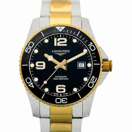  Longines HydroConquest L37813567 - HydroConquest Automatic Black Dial Stainless Steel Men's Watch </h1> 