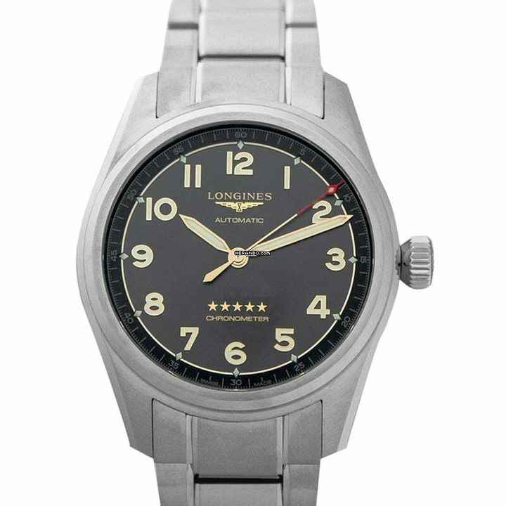  Longines Spirit L38111536 - Longines Spirit Automatic Grey Dial Titanium Men's Watch </h1> 