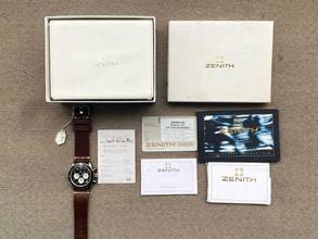 Thumbnail von Zenith El Primero Chronograph de Luca Vintage MK4 Chronograph FULL SET Automatik 021310400 021310400 </h1>