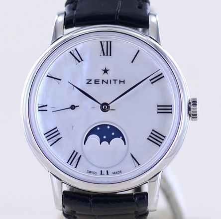  Zenith Elite Ultra Thin Lady MOP Dial Moon Dresswatch Automatic 36mm new B+P 
