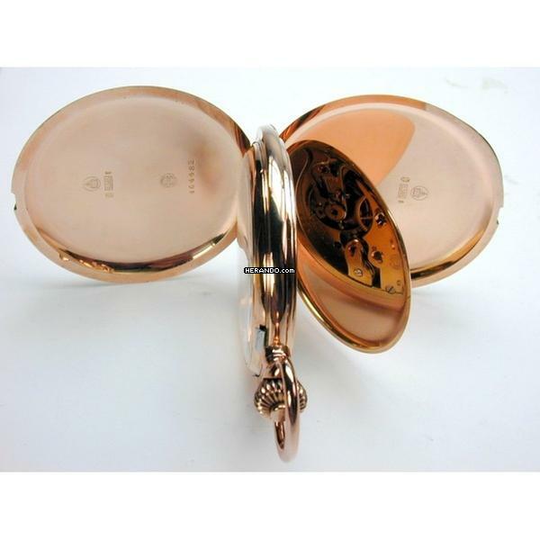 Thumbnail von IWC Pocket Watch Savonette Taschenuhr 585 von 1908