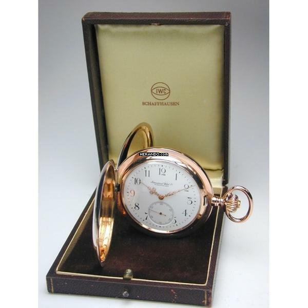 Thumbnail von IWC Pocket Watch Savonette Taschenuhr 585 von 1908