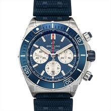 Thumbnail von Breitling AB0136161C1S1 - Super Automatic Blue Dial Stainless Steel Men's Watch </h1>