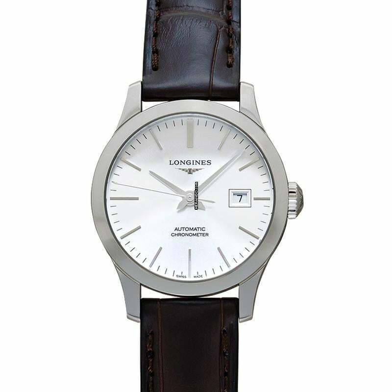  Longines Record L23214722 - Record Automatic Silver Dial Stainless Steel Ladies Watch </h1> 