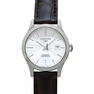  Longines Record L23214722 - Record Automatic Silver Dial Stainless Steel Ladies Watch </h1> 