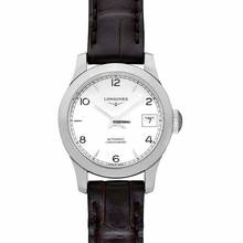 Thumbnail von Longines Record L23204762 - Record Automatic Silver Dial Stainless Steel Ladies Watch </h1>