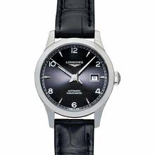 Thumbnail von Longines Record L23214562 - Record Automatic Black Dial Stainless Steel Ladies Watch </h1>