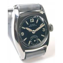 Thumbnail von Huber NAUTICA äußerst seltene Militär Zivil-Fliegerarmbanduhr von 1935