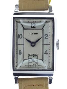 Buren Gents manual wind Antimagnetic Wristwatch </h1> 