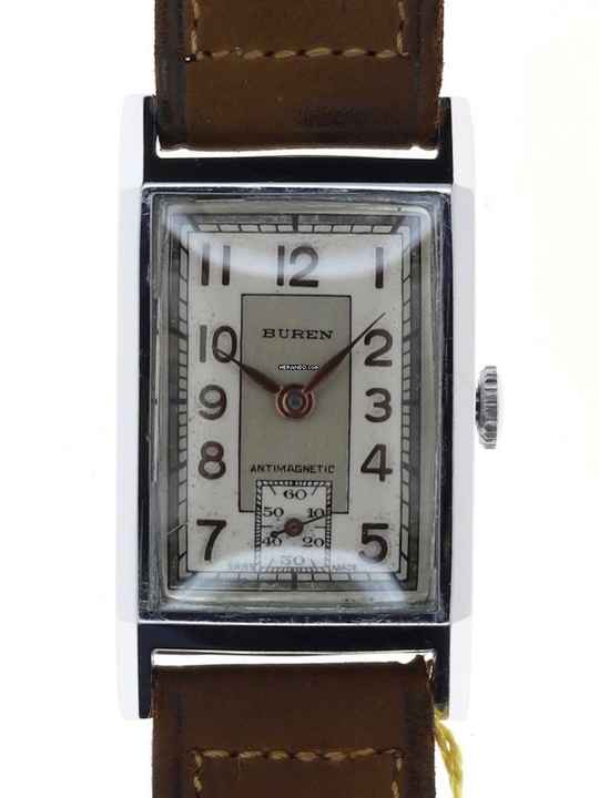  Buren Gents manual wind Antimagnetic wristwatch </h1> 