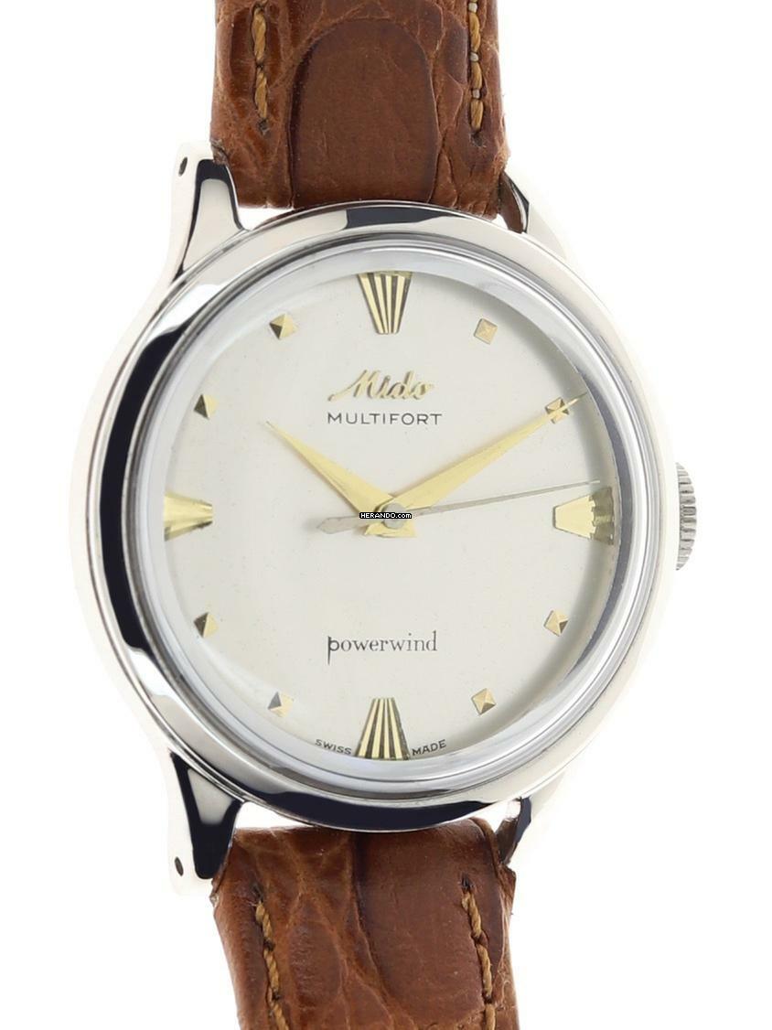 Thumbnail von Mido Multifort Gents Automatic Wristwatch Multifort Powerwind </h1>