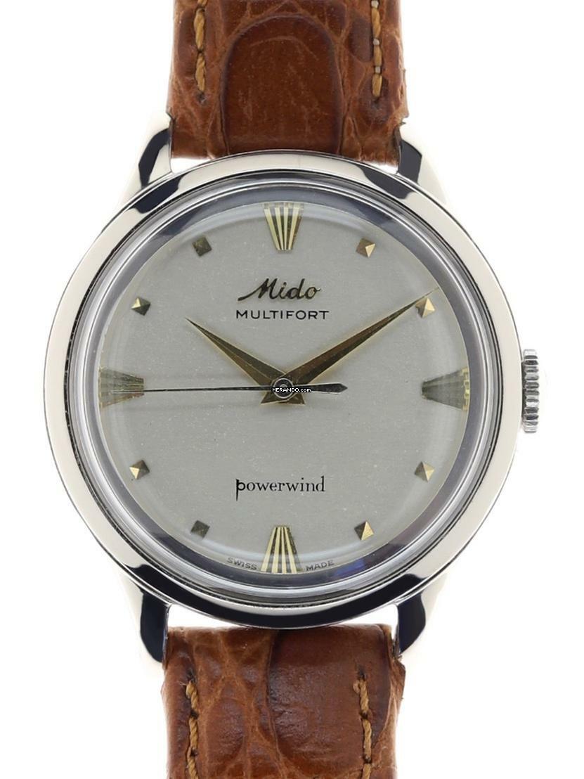  Mido Multifort Gents Automatic Wristwatch Multifort Powerwind </h1> 