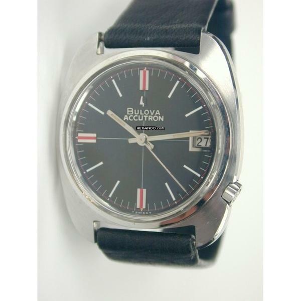  Bulova Accutron Stahl Herrenarmbanduhr ca. 1969 
