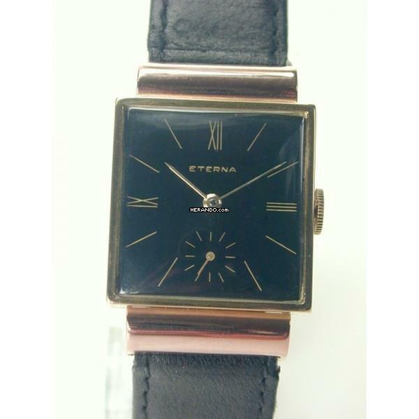  Eterna Original Art Deco Armbanduhr von 1937 585 