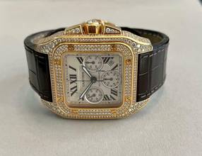 Thumbnail von Cartier Santos 100 Xl DIAMONDS REF : WMS02351 / 2935