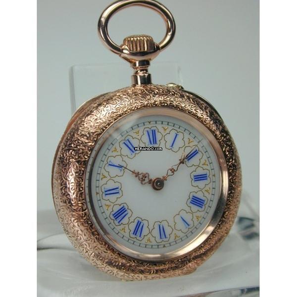 Thumbnail von Schweizer Offene-Damentaschenuhr von 1895