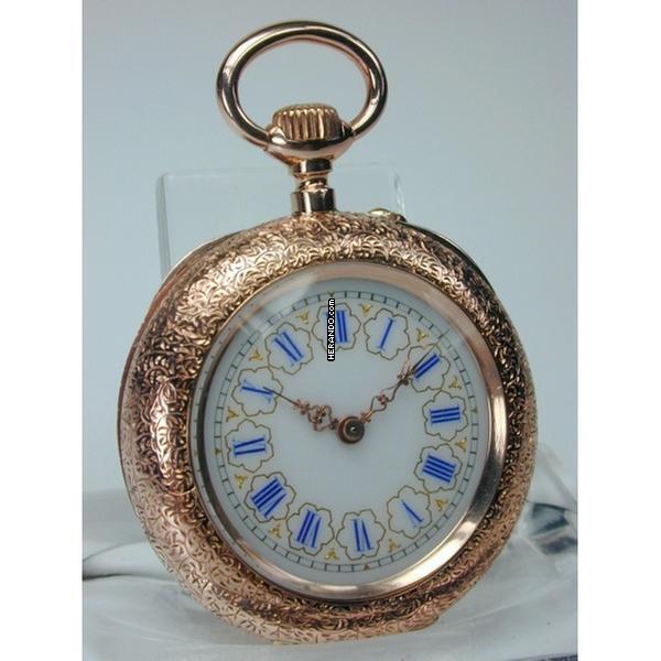  Schweizer Offene-Damentaschenuhr von 1895 