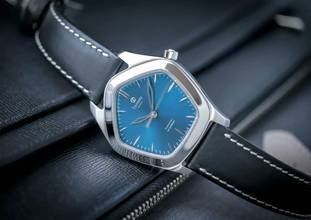 Thumbnail von Tzoumy Genève Kobaltblau Rhodinierte Sekunde (5-Jahre Garantie)