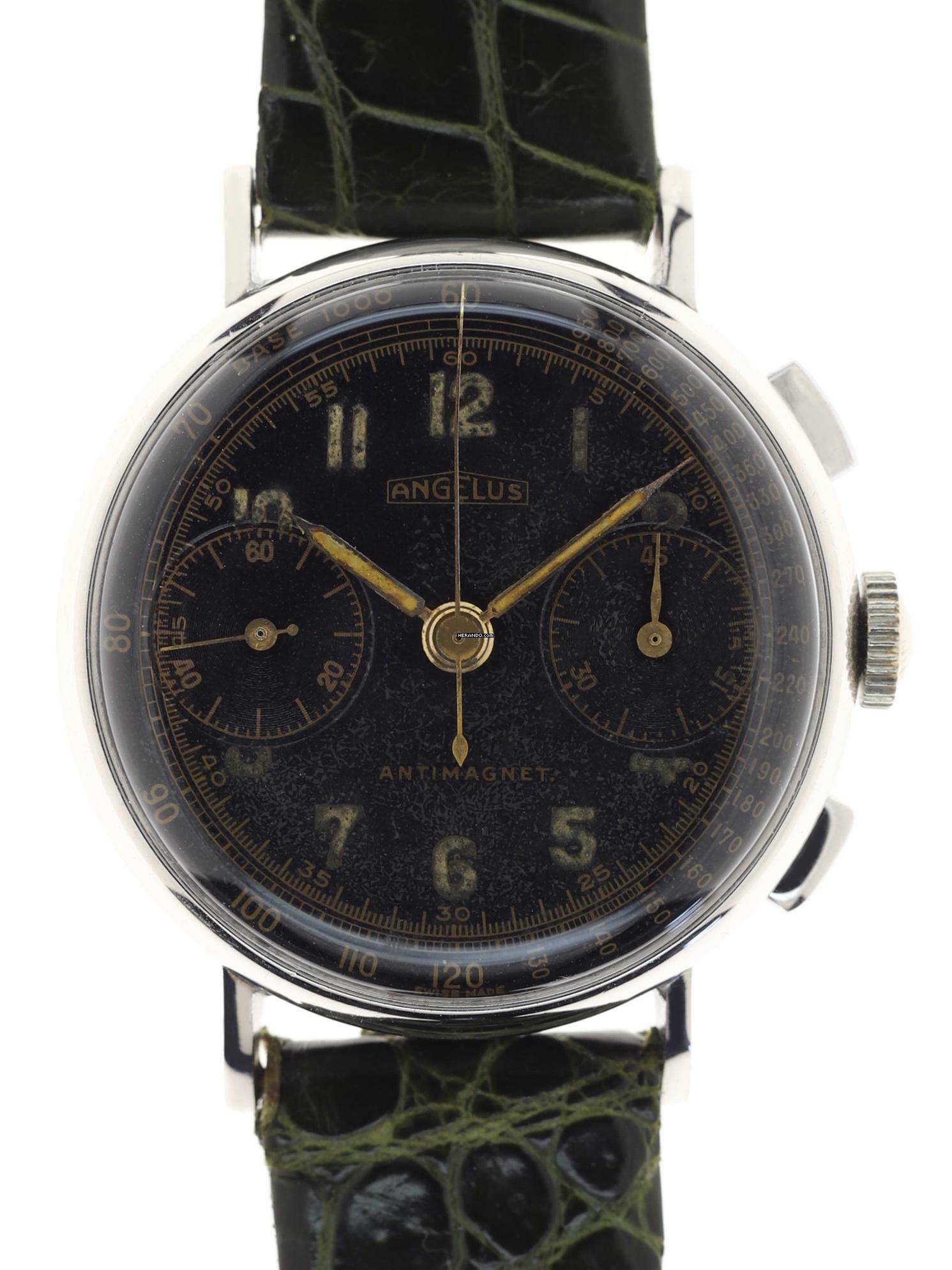 Angelus Gents Wristwatch Chronograph