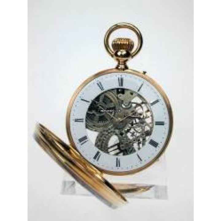  Skelettierte offene Goldtaschenuhr von Mermod Freres 